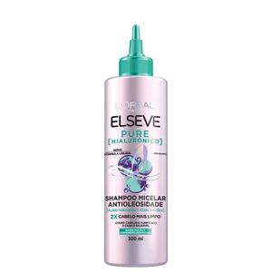 Shampoo Elseve 300ml Pure Hialuronico Micelar Antioleosidade - Loreal