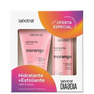 Kit Dia a Dia Hidratante 190ml + 01 Esfoliante 150g Morango - Labotrat