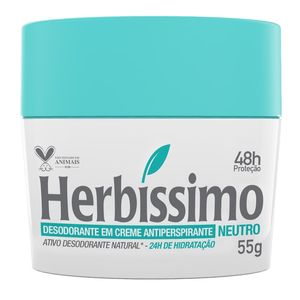 Desodorante Creme 55g Neutro - Herbissimo