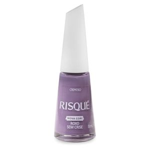 Esmalte Cremoso 8ml Roxo Sem Crise - Risque