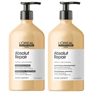 Kit Condicionador 750ml + Shampoo 750ml Absolut Repair - Loreal Profissional