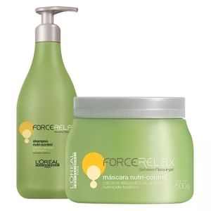 Kit Mascara 500g + Shampoo 500ml Force Relax - Loreal Profissional