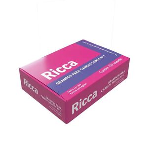 Grampo Para Cabelo N7 Loiro Ref. 3110 Com 100 Unidades - Ricca