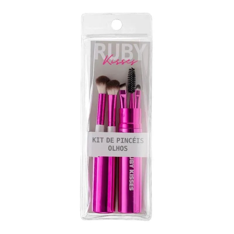 Kit-de-Pinceis-Para-Maquiagem-Nos-Olhos-Ruby---Kisses-804175