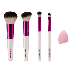 Kit de Pinceis Para Maquiagem No Rosto - Ruby Kisses