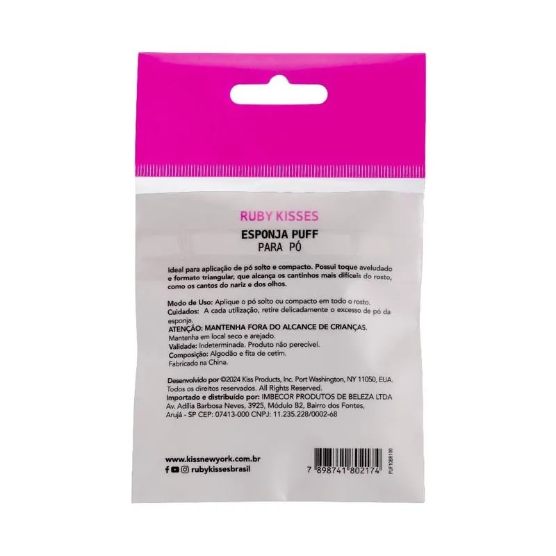 Esponja-Puff-Para-Po-Triangular-Cinza-e-Rosa---Ruby-Kisses-804158