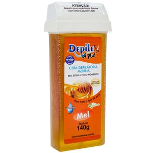 Cera Depilatoria Roll-on 140g Mel - Depile Plus