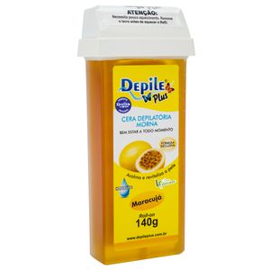 Cera Depilatoria Roll-on 140g Maracuja - Depile Plus
