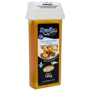 Cera Depilatoria Roll-on 140g Argan - Depile Plus