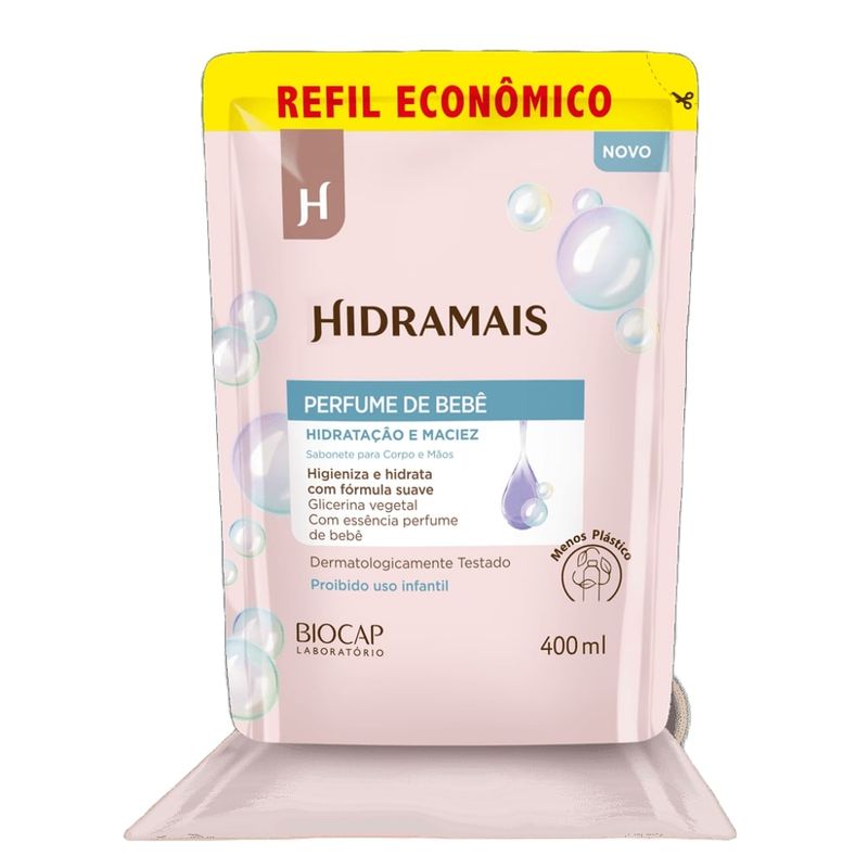 Refil-Sabonete-Liquido-400ml-Perfume-de-Bebe---Hidramais-798289