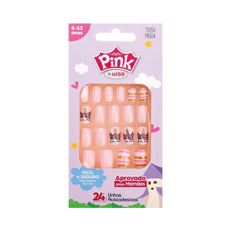 Unha-Infantil-Pink-Unicorn---Kiss-Ny-793771