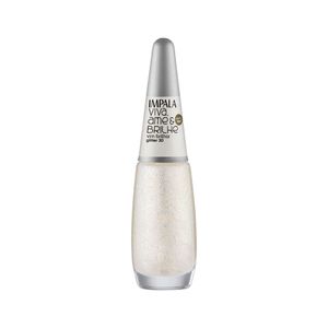Esmalte Glitter 3D Viva Ame e Brilhe 7,5ml Vim Brilhar - Impala