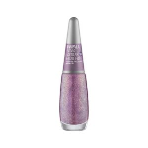Esmalte Glitter 3D Viva Ame e Brilhe 7,5ml Ostente Seu Poder - Impala