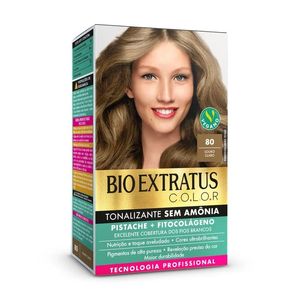 Kit Tonalizante 135g 80 Louro Claro - Bio Extratus