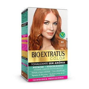 Kit Tonalizante 135g 84 Louro Claro Acobreado - Bio Extratus