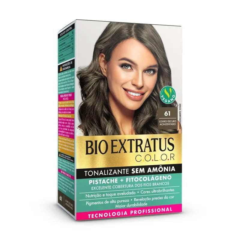 Kit-Tonalizante-135g-61-Louro-Escuro-Acinzentado---Bio-Extratus-805700