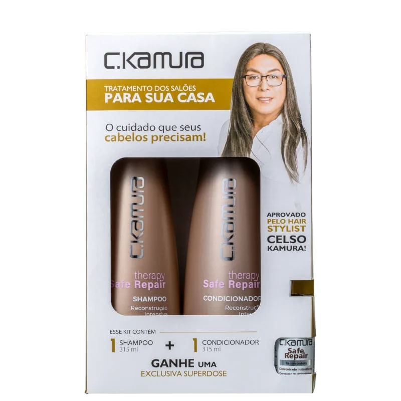 Kit-Shampoo-315ml---Condicionador-315ml-Therapy-Safe-Repair---C.Kamura-804616
