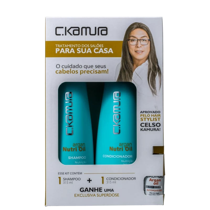 Kit-Shampoo-315ml---Condicionador-315ml-Argan-Nutri-Oil---C.Kamura-804612