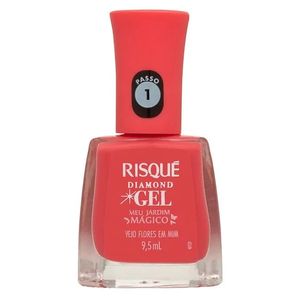 Esmalte Diamond Gel Meu Jardim Magico 9,5ml Vejo Flores Em Mim - Risque