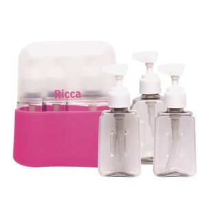 Kit De Viagem Case Com 3 Frascos Ref. 3347 - Ricca
