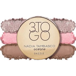 Trio de Sombras 7,8g Nadia Tambasco 3 To Go Pallete Dazzle - Oceane