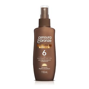 Oleo Bronzeador Spray 110ml FPS 06 - Cenoura e Bronze