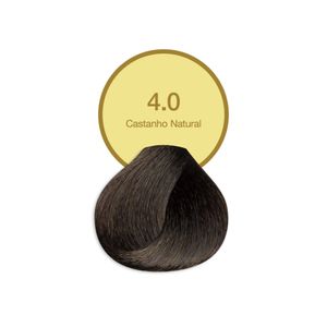 Coloracao Creme Permanente Crono 10 60g 4.0 Castanho Natural - Acquaflora