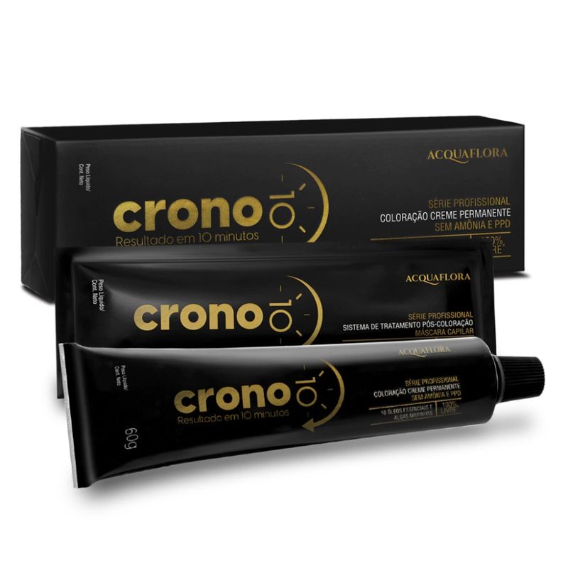 Coloracao-Creme-Permanente-Crono-10-60g-1-0-Preto---Acquaflora-806426