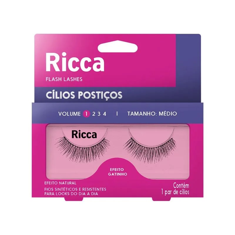 Cilios-Posticos-Vol.-01-Tam.-Medio-Ref.-2671-Efeito-Gatinho---Ricca-806751
