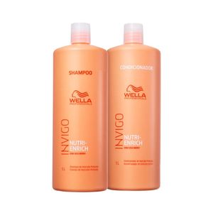 Kit Condicionador 1lt + Shampoo 1lt Enrich - Wella Profissional
