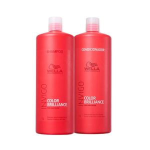 Kit Condicionador 1lt + Shampoo 1lt Brilliance - Wella Profissional
