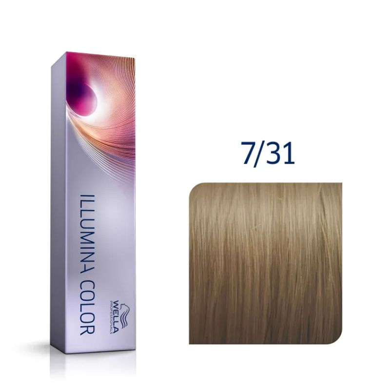 Tinta-Illumina-Color-60ml-731-Louro-Medio-Dourado-Acinzentado---Wella-Profissional-702030