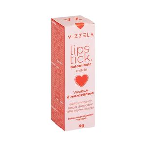 Batom Bala 07 Maravilhosa Vizzela