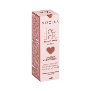 Batom Bala 01 Delicada Vizzela