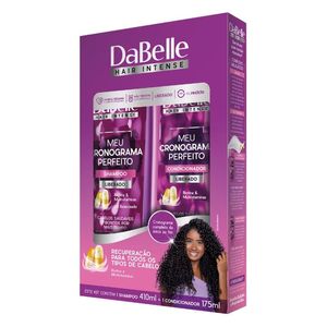 Kit Shampoo 410ml + Condicionador 175ml Meu Cronograma Perfeito - DaBelle