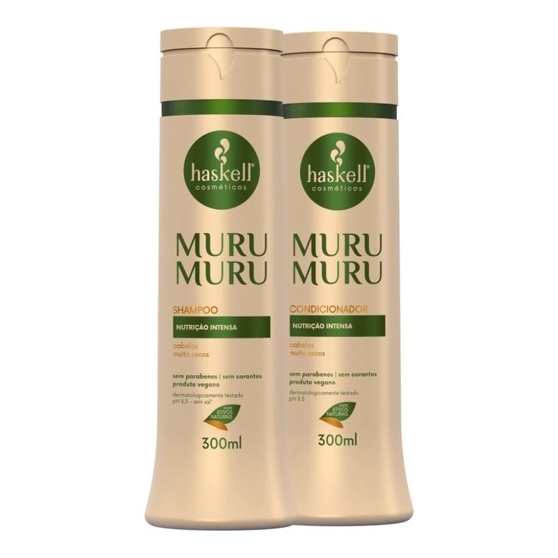Kit-Shampoo-300ml---Condicionador-300ml-Murumuru---Haskell-693790