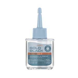 Reparador De Pontas 30ml Gold Black Cabelos Crespos - Amend