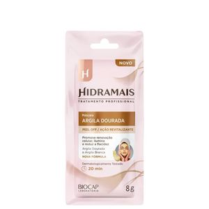 Mascara Peel Off 8g Argila Dourada - Hidramais