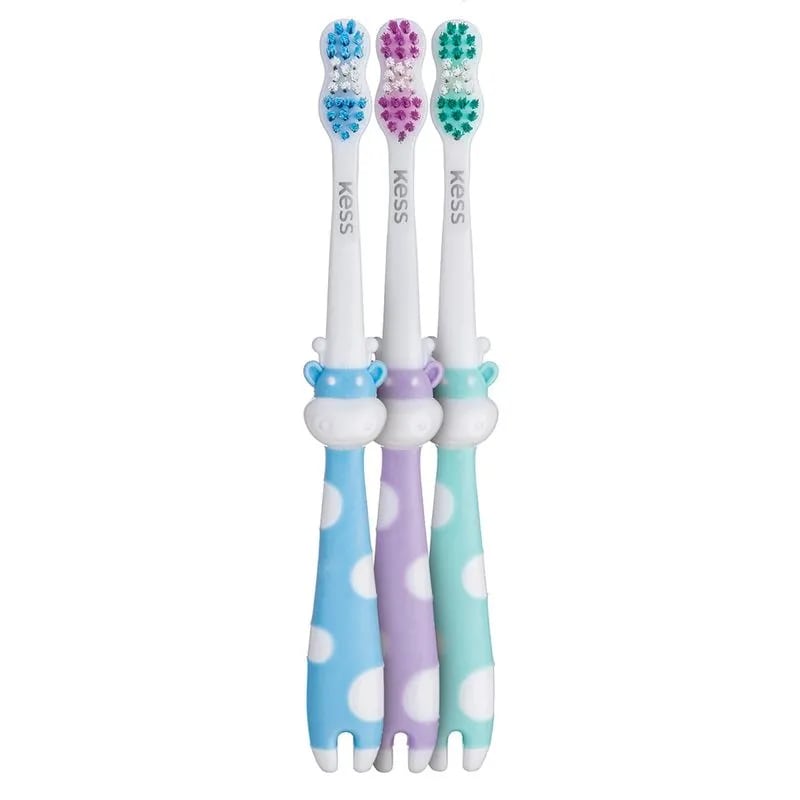 Kit-Com-3-Escovas-Dentais-Infantis-Basic-Pets-Ref.-2566---Kess-807967