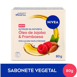 Sabonete Vegetal 80g Oleo De Jojoba e Framboesa - Nivea