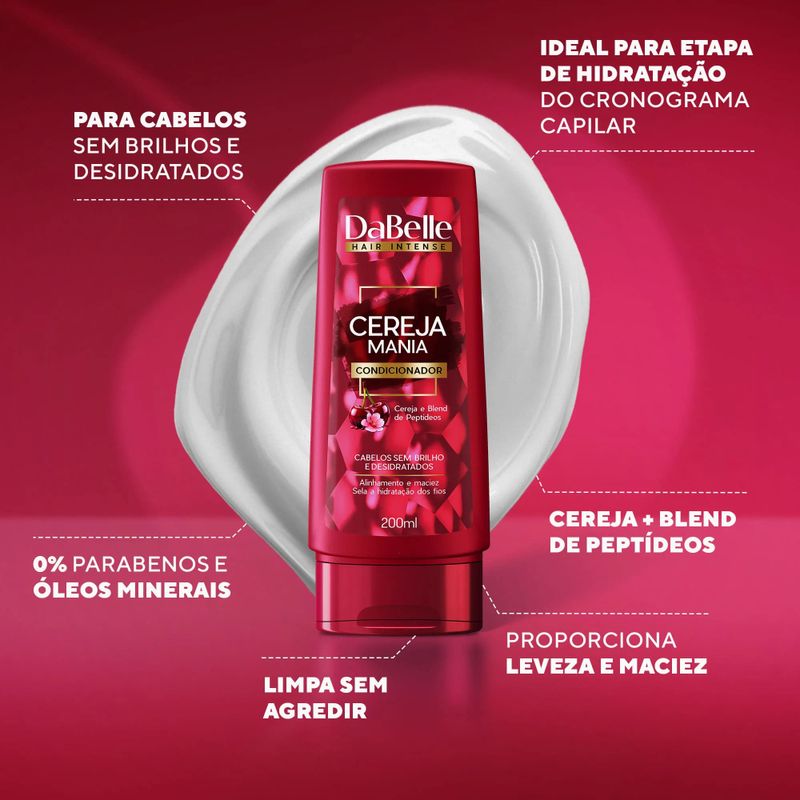Kit-Shampoo-410ml---Condicionador-175ml-Cereja-Mania---DaBelle-809730