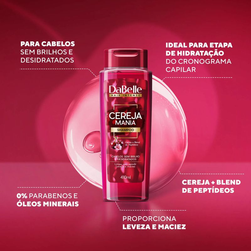 Kit-Shampoo-410ml---Condicionador-175ml-Cereja-Mania---DaBelle-809730