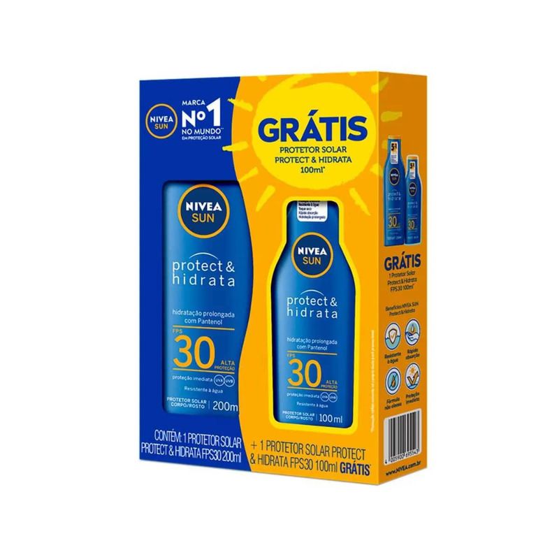 Kit-Protetor-Solar-Corporal-200ml-Sun-Protect-e-Hidrata-FPS30---100ml---Nivea-810140