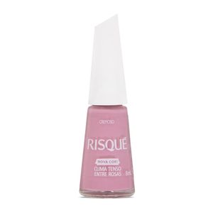 Esmalte Cremoso Nova Cor 8ml Clima Tenso Entre Rosas - Risque