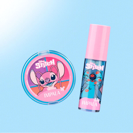 Kit Infantil Angel Maquiagem + Brilho Labial - Impala