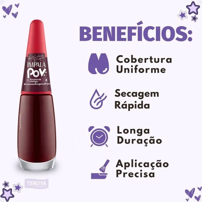 Esmalte Cremoso Pov 7,5ml Arrume-Se Comigo - Impala