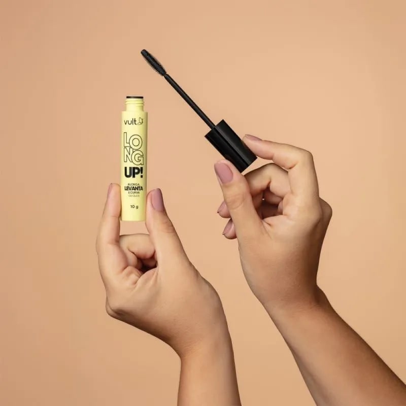 Mascara De Cilios 10g Long Up - Alonga Levanta e Curva os Cilios - Vult
