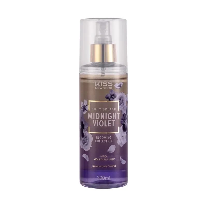 Body Splash Blooming Collection 200ml Midnight Violet - Kiss Ny