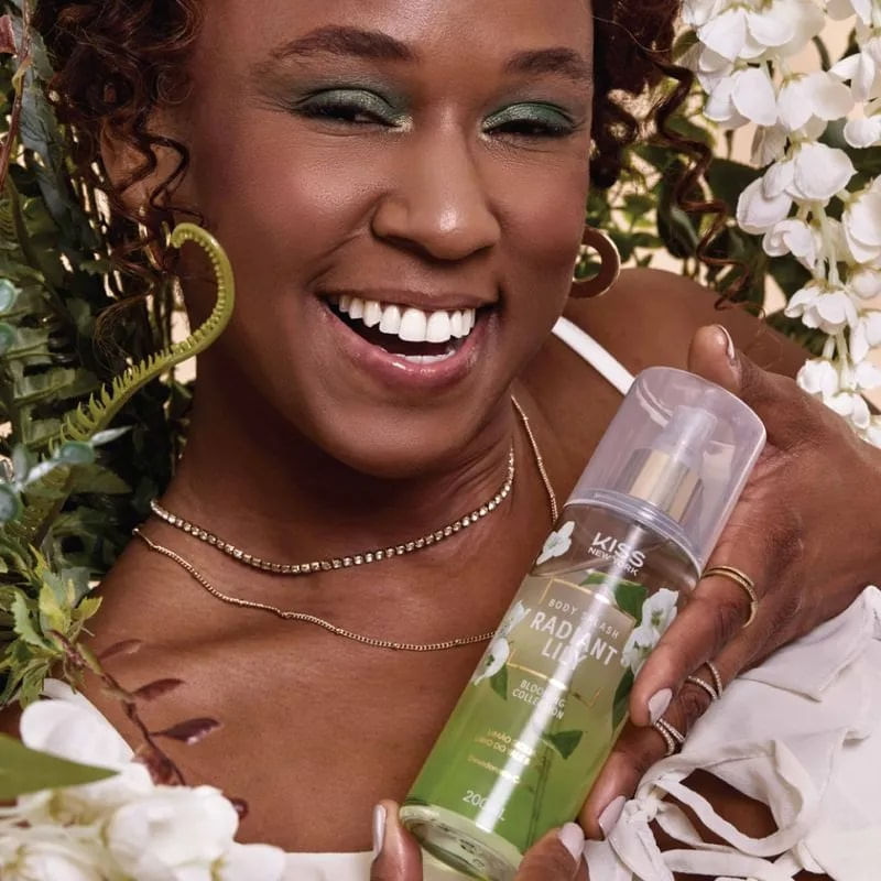 Body Splash Blooming Collection 200ml Radiant Lily - Kiss Ny
