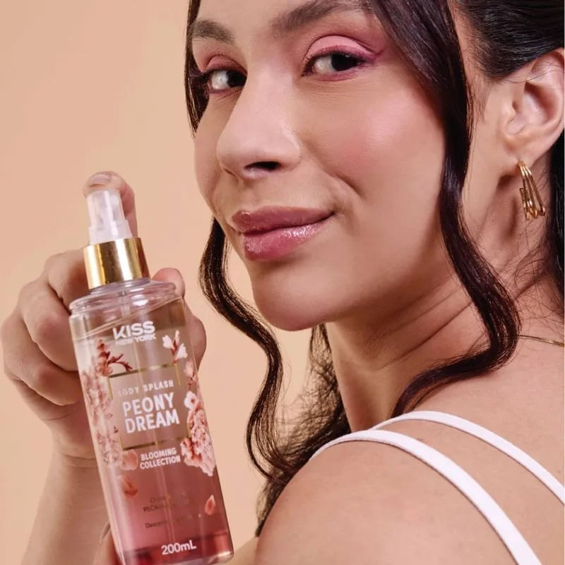 Body Splash Blooming Collection 200ml Peony Dream - Kiss Ny